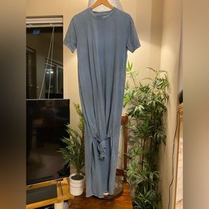 TWIK Visions 🍃 Floor Length Cotton T-Dress | Medium